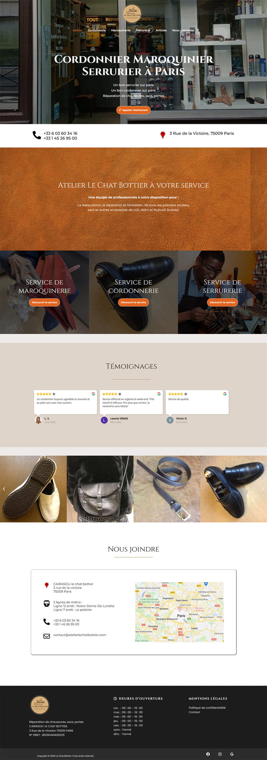 atelier le chat bottier Womdigi